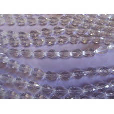 Chinese Crystal Teardrop 12mm x 8mm